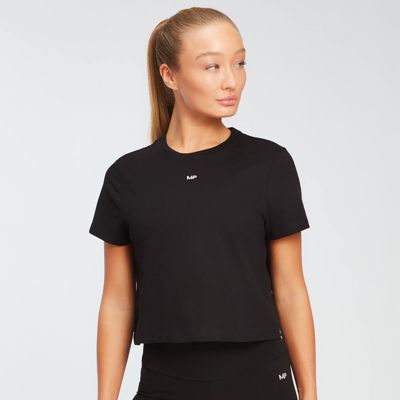 T-shirt crop MP Essentials pour femmes – Noir - M
