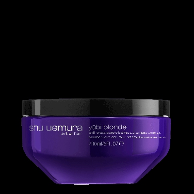 Shu Uemura Art of Hair Yubi Blonde Anti-Brass Purple Balm for Bleached, Highlighted Blonde Hair 200ml