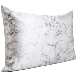 Slip Silk Pillowcase - Queen (Various Colours) - Marble en oferta