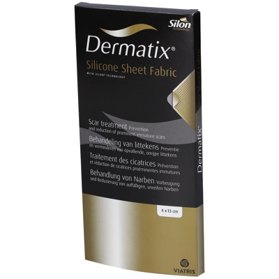 Dermatix Silicone Sheet Fabric 4 x 13 cm