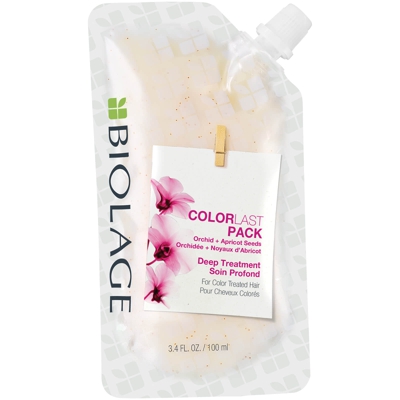 Biolage ColorLast Coloured Hair Mask Deep Treatment Pack Colour Protect Mask for Coloured Hair 100ml