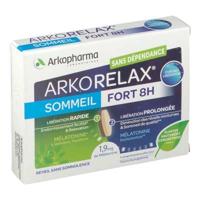 Arkorelax® Sommeil Fort 8h