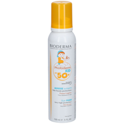 Bioderma Photoderm Kid Spf50+ Mousse solaire características
