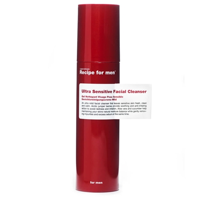 Recipe for Men - Ultra Sensitive Nettoyant visage 100ml