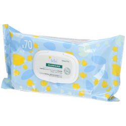 Klorane Bébé Toilette Lingettes Nettoyantes Douces au Calendula Bio en oferta