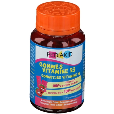 Pediakid® Gomme Vitamine C Ours Fraise