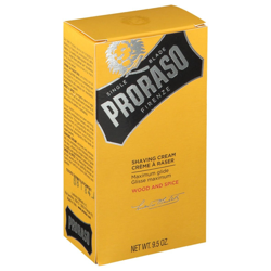 Proraso Crème à raser Wood & Spice características