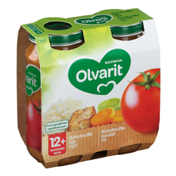 Olvarit Ratatouille Poulet Riz 12+ mois en oferta