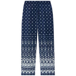 CALIDA pantalon évasé en coton Favourites Spring en oferta