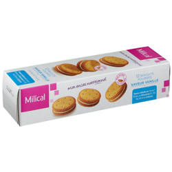 Milical Nutrition biscuits fourrés vanille precio