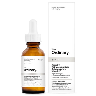 Solution d'Ascorbyl Tetraisopalmitate 20 % dans une base de Vitamine F The Ordinary 30 ml