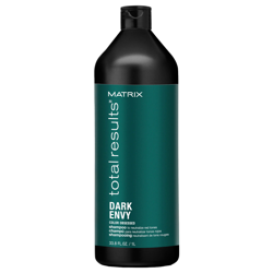 Matrix Total Results Dark Envy Neutralising Green Shampoo for Dark Brunette Hair 1000ml en oferta