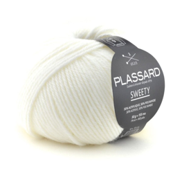 Pelote de laine sweety blanc cassé - Plassard en oferta