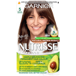 Garnier Nutrisse Permanent Hair Dye (Various Shades) - 5 Mocha Brown en oferta