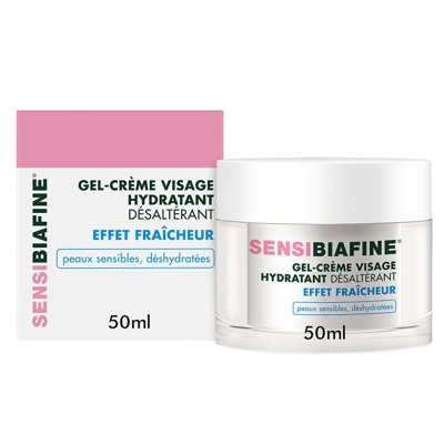 Sensi biafine Gel-crème visage hydratant désaltérant effet fraîcheur 50 ml