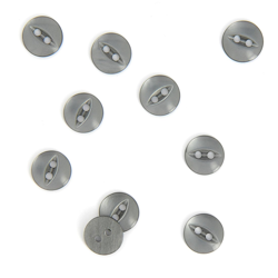 Boutons ronds gris 11 mm precio