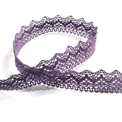 Ruban dentelle 25 mm violet precio