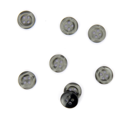 Boutons contours galbés gris 11 mm precio
