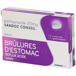 Pantoprazole 20 mg Sandoz Conseil precio