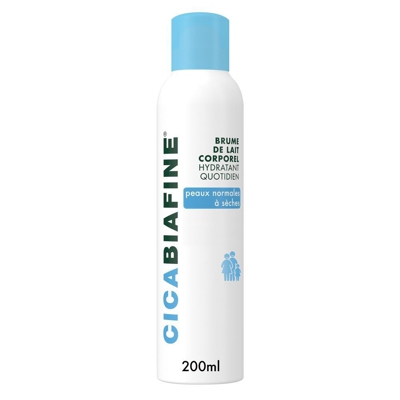 Cica biafine Brume de lait corporel hydratant quotidien 200 ml