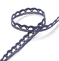 Ruban dentelle 10 mm bleu marine características