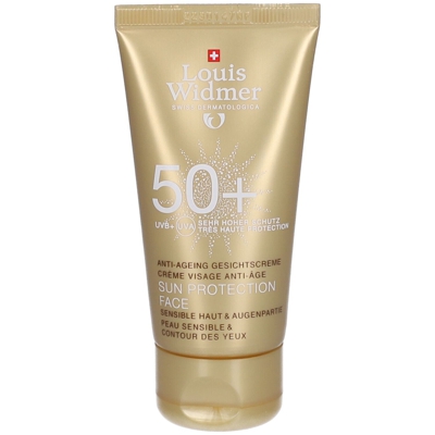 Louis Widmer Sun Protection Visage Spf50+ sans parfumé