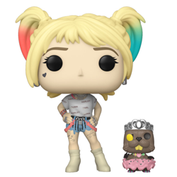 HARLEY QUINN AVEC BEAVER / BIRDS OF PREY / FIGURINE FUNKO POP características