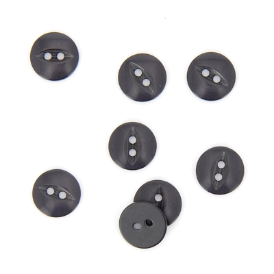 Boutons ronds bleu foncé 14 mm