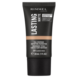 Rimmel London Lasting Matte Foundation 30ml (Various Shades) - 201 Classic Beige características