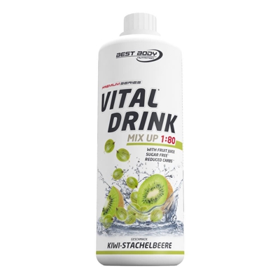 Best Body Nutrition Low Carb Vital Drink kiwi-groseille