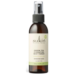 Sukin Mist Green Tea Toner 125ml características