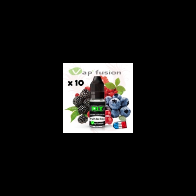 Lot de 10 Fruits des bois - arôme concentré - 10ml - Diy - Vapfusion