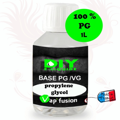 Base neutre - 1L- Full Propylène Glycol Végétal - 100% PG -  DIY E LIQUIDE - Vapfusion