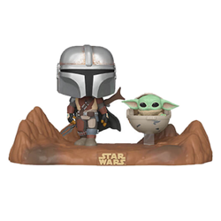 THE MANDALORIAN WITH THE CHILD / STAR WARS MOVIE MOMENTS / FIGURINE FUNKO POP características