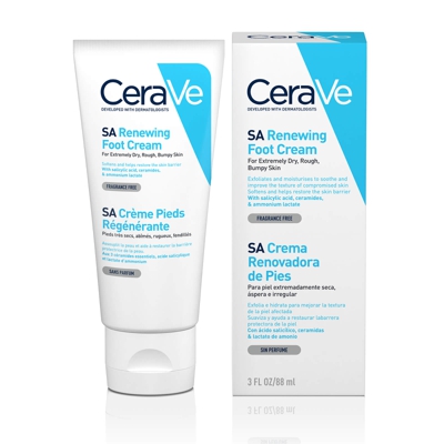 CeraVe SA Renewing Foot Cream 88ml