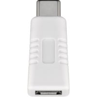 71398 changeur de genre de câble USB-C micro USB 2.0 Blanc, Adaptateur precio