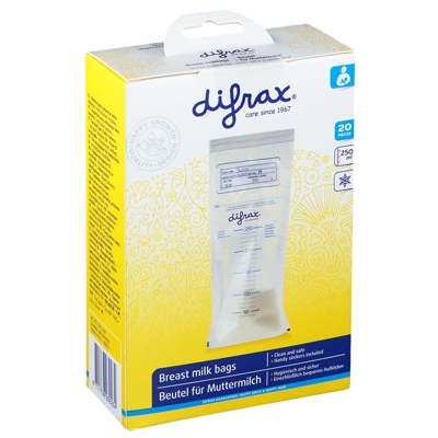 Difrax® Sachets de conservation pour lait maternel