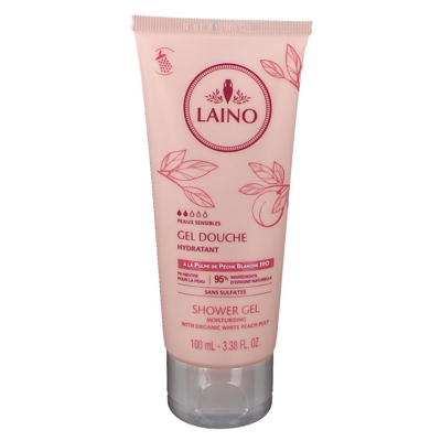 Laino Gel Douche hydratant Pêche Blanche