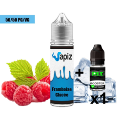 E liquide Framboise glacée - 50ml - Vapiz + 1 booster nicotiné precio