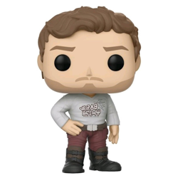 STAR LORD T-SHIRT YEAH BABY / LES GARDIENS DE LA GALAXIE / BOITE ABIMEE / FIGURINE FUNKO POP / EXCLUSIVE en oferta