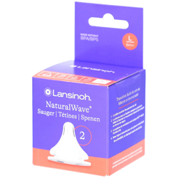 Lansinoh NaturalWave® Lot de 2 tétines péristaltiques débit rapide precio