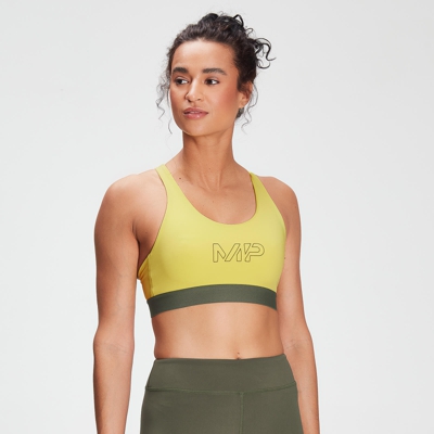 Brassière d’entraînement MP Branded pour femmes – Jaune délavé - XS