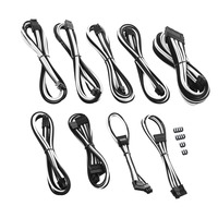 PRO ModMesh C-Series AXi, Hxi, RM Cable Kit - BLACK / WHITE, Gestion des câbles