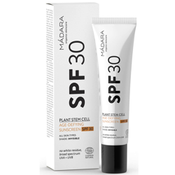 Écran Solaire Visage Protection contre les signes de l'âge avec cellules souches végétales SPF 30 MÁDARA 40 ml características