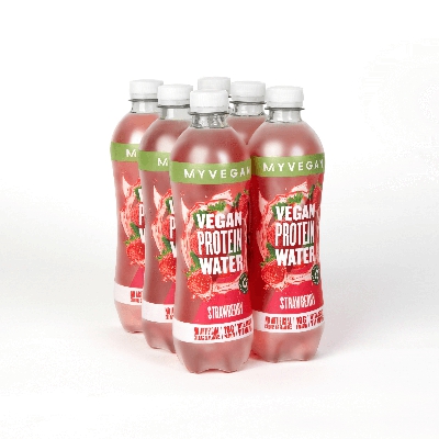 Eau protéinée Clear Vegan - 6 x 500ml - Bouteille - Fraise