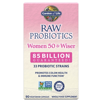 Raw Microbiomes pour les femmes de 50 et + - Rafraîchissant - 90 gélules
