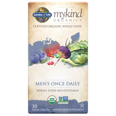 Once Daily pour hommes de mykind Organics - 30 comprimés