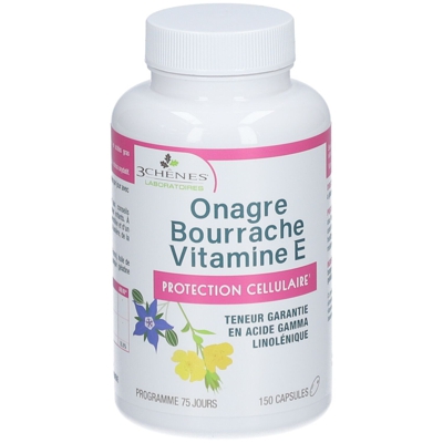 3 Chênes® Onagre Bourrache Vitamine E