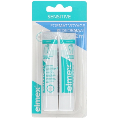 elmex® Sensitive Dentifrice tubes de voyage
