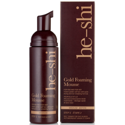 He-Shi Gold Foaming Mousse 150ml en oferta
